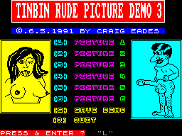 Screen from Rude Pictures Demo 3
