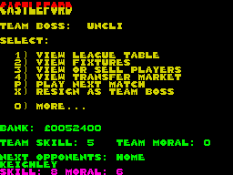 Screen from Rugby Boss