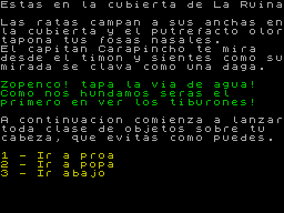 Screen from La Ruina