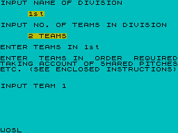 Screen from Run Your Own League