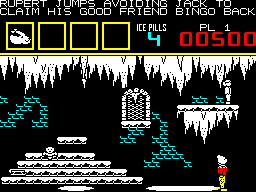 Screen from Rupert and the Ice Castle