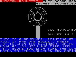 Screen from Russian Roulette