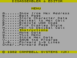 Screen from SPDE