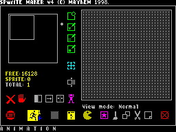 Screen from SPwrITE Maker