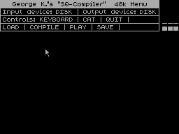 Screen from SQ-Compiler