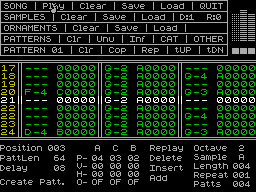 Screen from SQ-Tracker