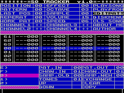 Screen from SQ Tracker