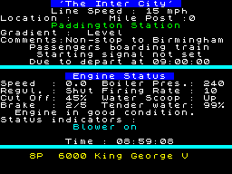 Screen from SRS Games Disc