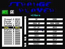 Screen from STrange Player