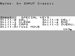 Screen from SUPER INPUT Classic