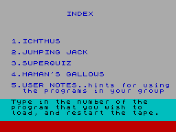 Screen from SUperquiz 1