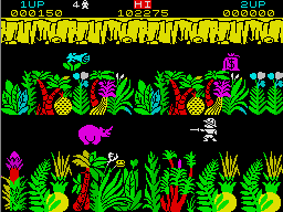 Screen from Sabre Wulf