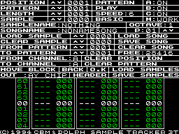 Screen from Sample Tracker 3T