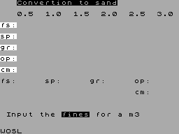 Screen from Sand Conversion