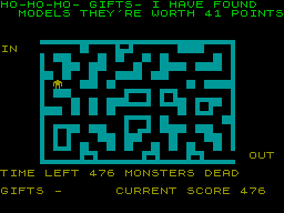 Screen from Santa's Search