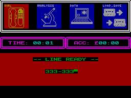 Screen from Satcom