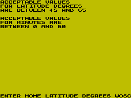 Screen from Satspot