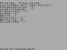 Screen from Schaltplan