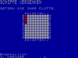 Screen from Schiffe Versenken