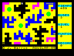 Screen from School Bus