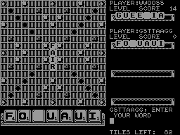 Screen from Scrabble DeLuxe