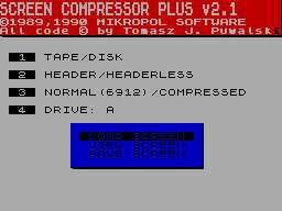 Screen from Screen Compressor Plus