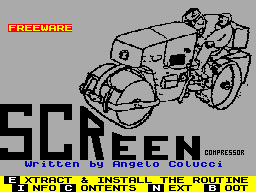 Screen from Screen Compressor