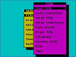 Screen from Screen Manager