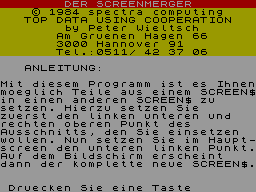 Screen from Der Screen Merger