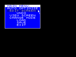 Screen from Screen Optimizer