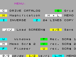 Screen from Screen Tool