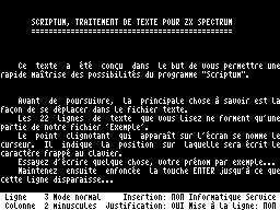Screen from Scriptum