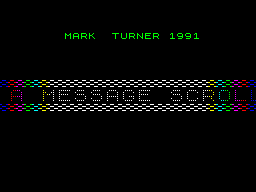 Screen from Scroller Demo