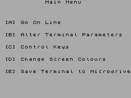 Screen from Scrolling Terminal