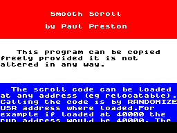 Screen from Scrolly!
