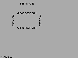 Screen from Seance