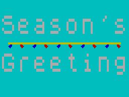 Screen from Season's Greeting