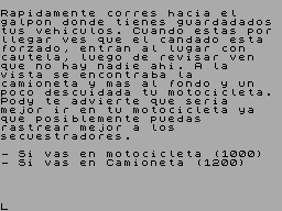 Screen from Secuestradores