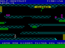 Screen from Self Destruct