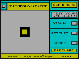 Screen from Semtest!