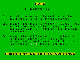 Screen from Sentences