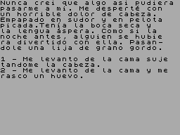 Screen from El Ser