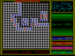 Screen from Sex Minesweeper
