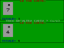 Screen from Sexy Black Jack