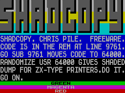 Screen from Shadcopy