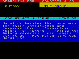 Screen from Shakespeare - Julius Caesar