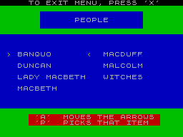 Screen from Shakespeare - Macbeth