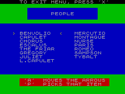 Screen from Shakespeare - Romeo and Juliet