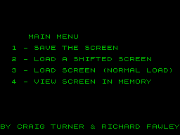 Screen from Shifted Screen Load 2