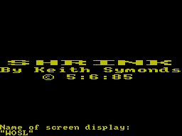 Screen from Shrink Wrapped